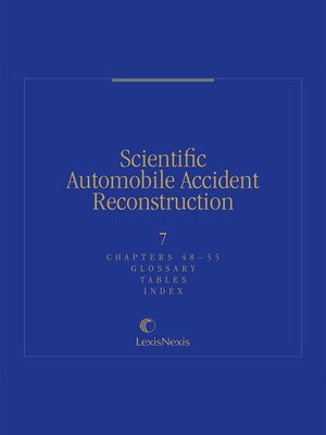 cover image of Scientific Automobile Accident Reconstruction
